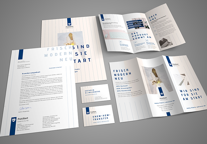 Corporate Design-Paket: Ausstattung und Marketing für Startups & Existenzgründer