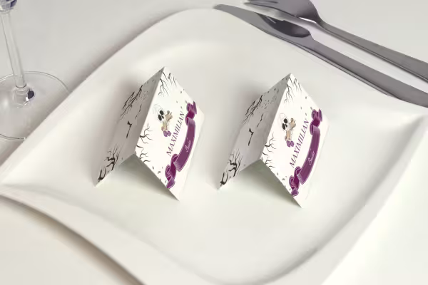 Plantilla para tarjeta de mesa de boda