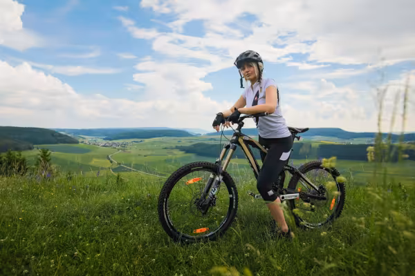Suggerimenti per la fotografia sportiva: Esempio: Mountain biking