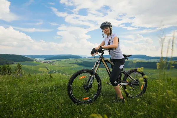 Suggerimenti per la fotografia sportiva: Esempio: Mountain biking