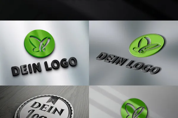 Wie wäre es mit grandiosen 3D-Effekten, in denen sich dein Logo präsentiert?