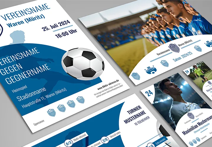 Design-Vorlagen für euren Sportverein – Komplettausstattung Vol-3