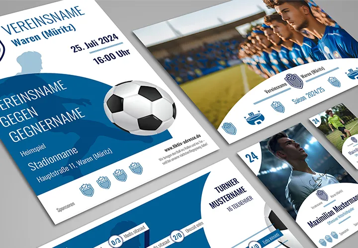 Design templates for your sports club - complete equipment Vol-3