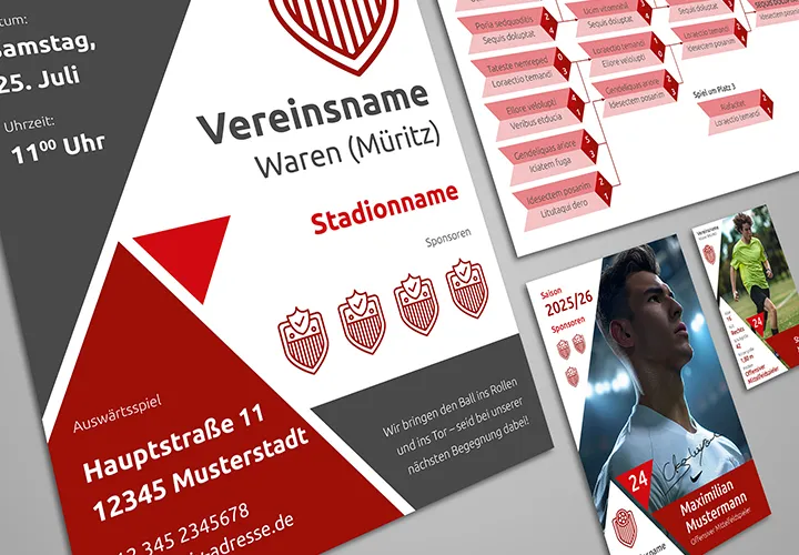 Design templates for your sports club - complete equipment Vol-2. 4