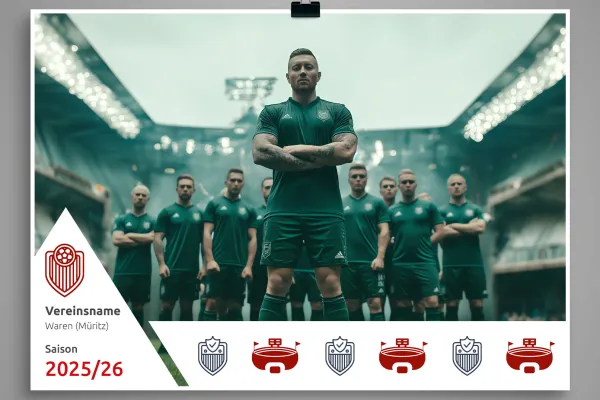 Indeling voor het toevoegen van een teamfoto
