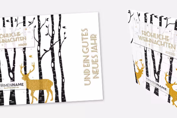 Illustrativer Adventskalender