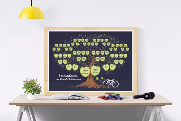 Modèle pour créer un arbre généalogique