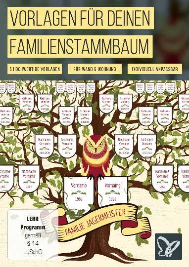 Vorlagen für deinen Stammbaum: Familienstammbaum einfach erstellen