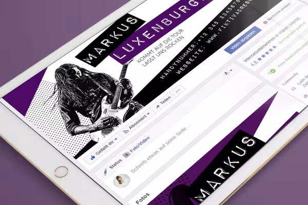 Müzisyenler ve gruplar için Facebook kapak resmi
