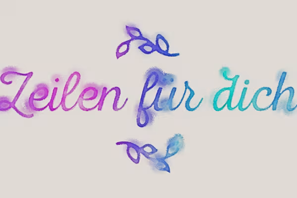 Text au style aquarelle