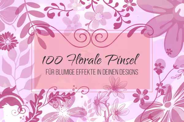 Example of how to use the brush tips for floral elements and illustrations. This is our Flower Brush brush set.