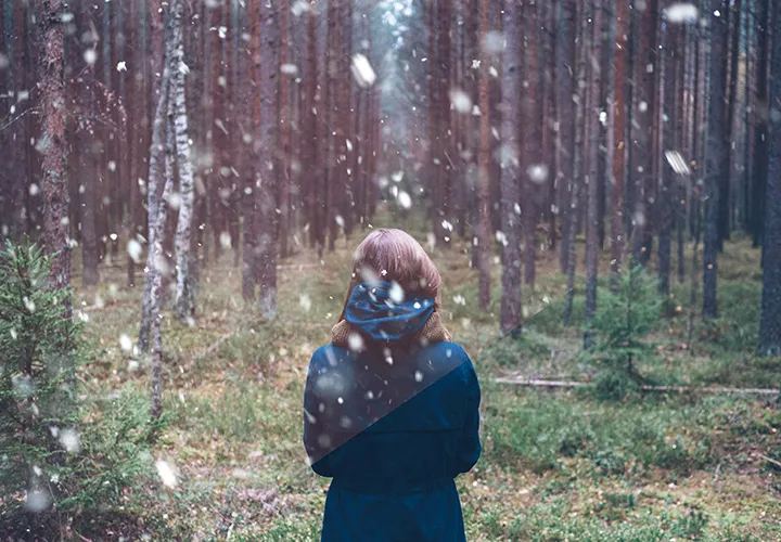 Schnee-Texturen: Schneeflocken-Bilder für Photoshop & Co