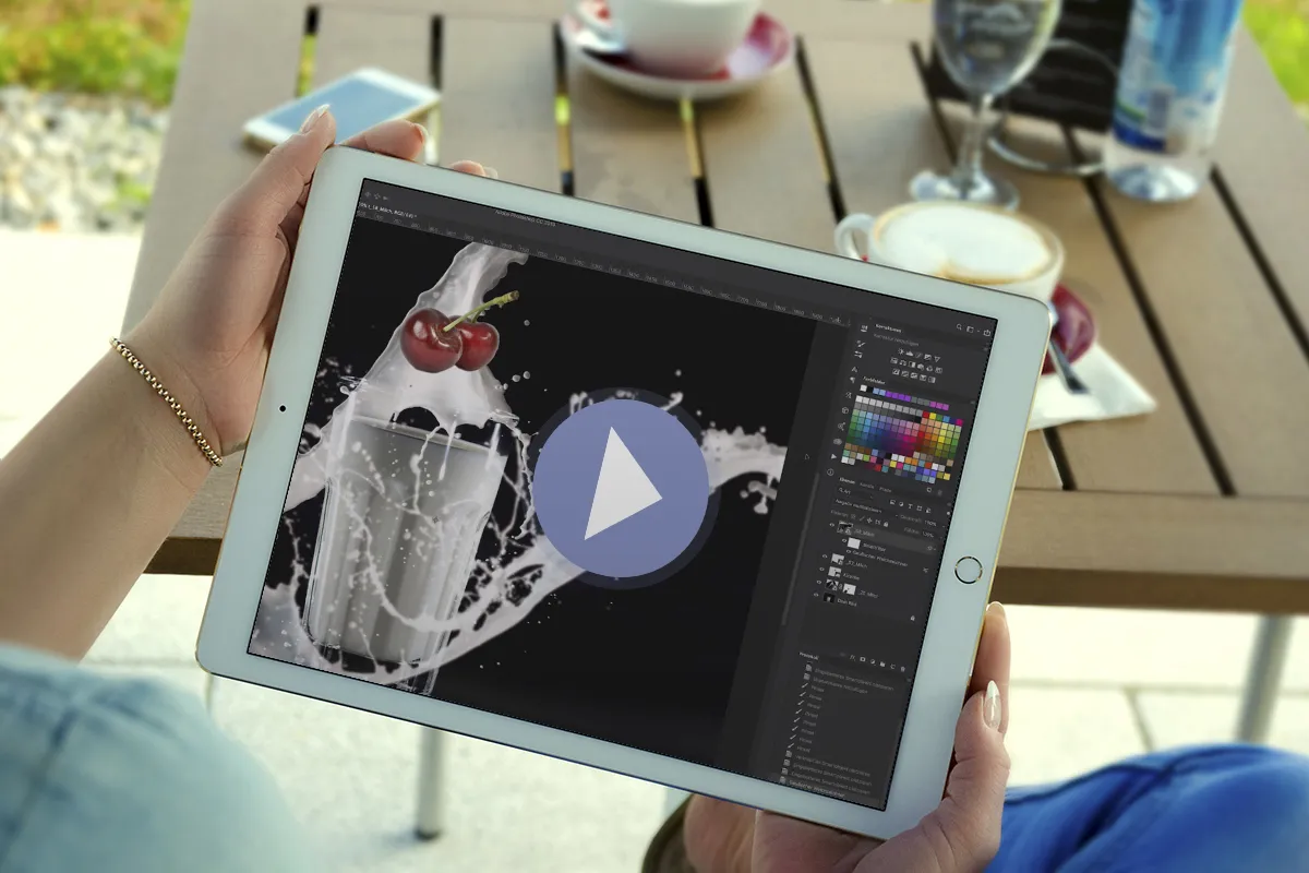 Videoinstruksjoner: Slik skaper du sprudlende fotoeffekter med melkebildene dine.