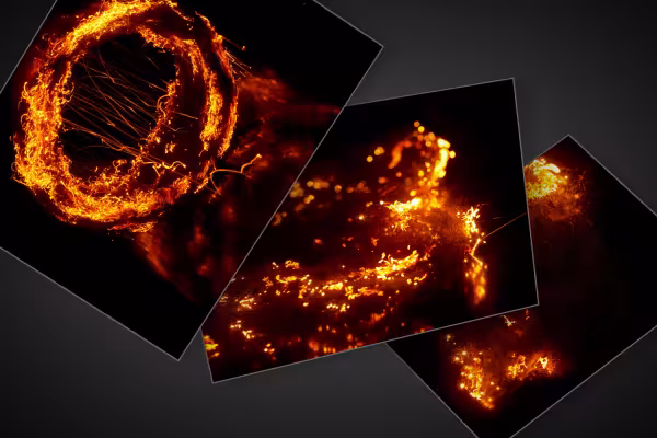 Images de feu et images de flammes pour compositions et retouches d'images.