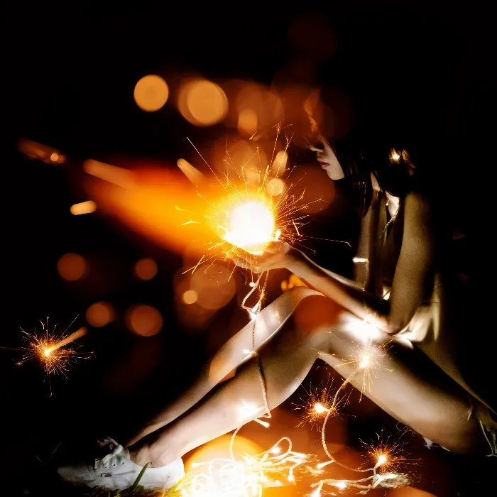Sparkles, bokehs and sparkle images for lighting effects in Photoshop & Co