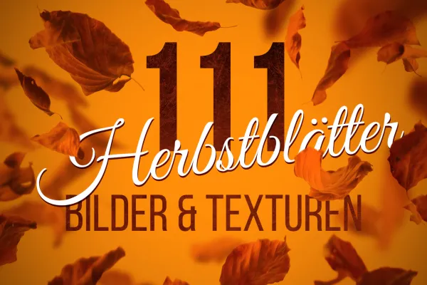 Herbstblätter Bilder zur Anwendung als Texturen oder Overlays in eigenen Herbstbildern.