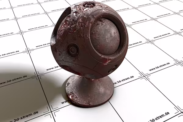 Metallshader, tillämpbar från Cinema 4D R13.