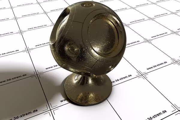 Metall-shader, användbar från Cinema 4D R13.