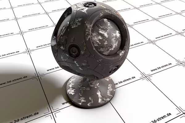 Metallshader, tillämpbar från Cinema 4D R13.