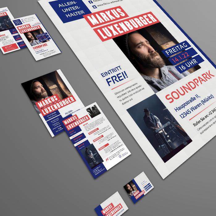 Design templates for musicians & bands - Vol. 4