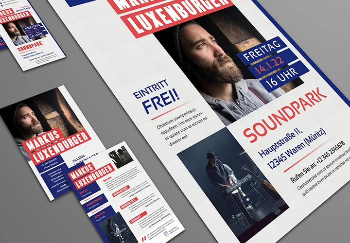 Design templates for musicians & bands - Vol. 4