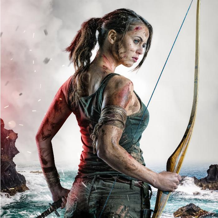 Crear carteles al estilo de Tomb Raider - tutorial de fotografía y Photoshop