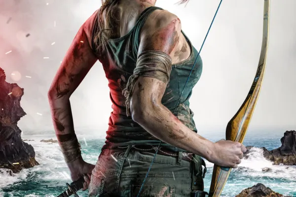 Lara Croft em ação: Crie um pôster do Tomb Raider no Photoshop.