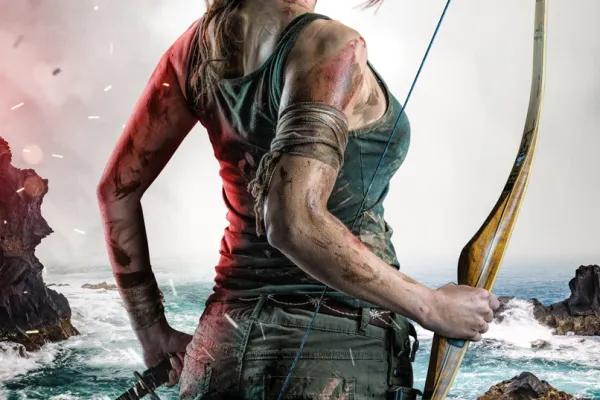 Lara Croft 행동 중: 포토샵으로 툼레이더 포스터 만들기