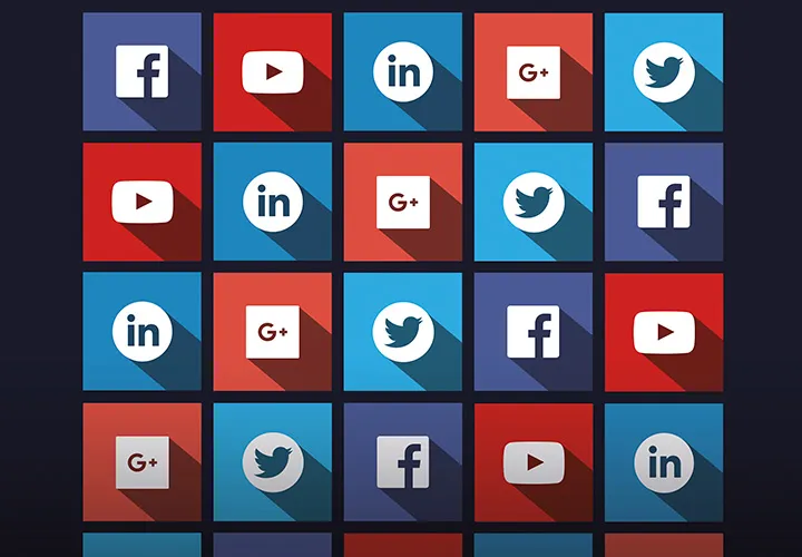Social-Media-Titelbilder für Facebook, Twitter, LinkedIn und YouTube