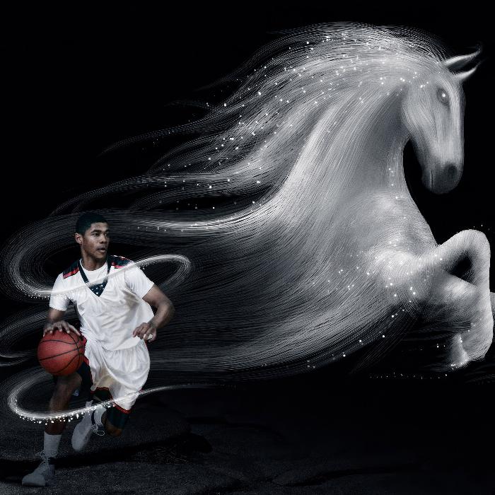 Photoshop composing tutorial: The spirit of sport