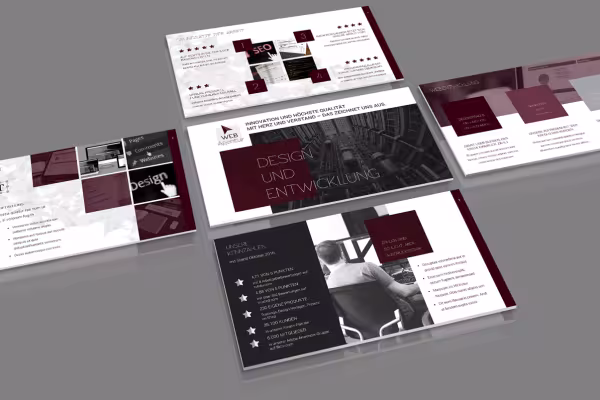 Presentation templates for PowerPoint with different slide layouts