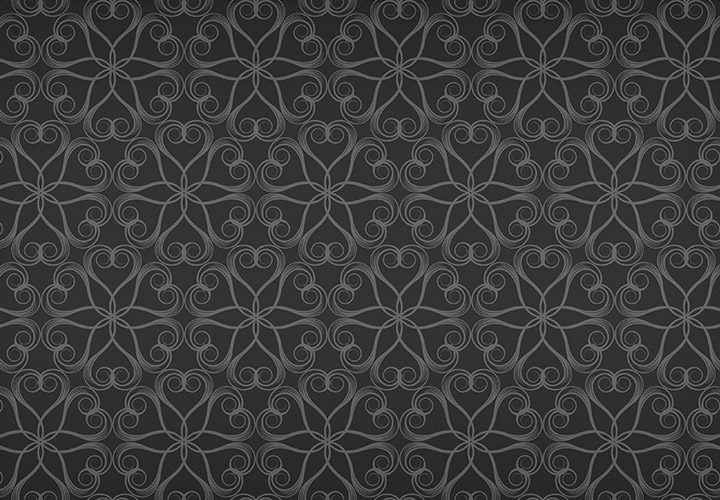 Schwarz-Weiß-Hintergrund: 50 edle Ornamente