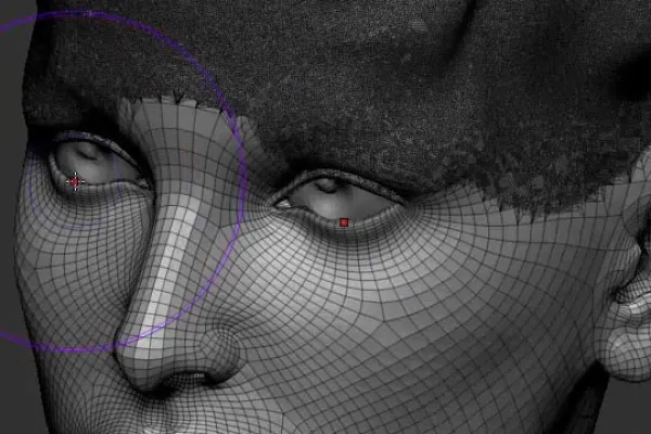 ZBrush 4R8 및 2018의 신규 사항: Sculptris Pro를 사용한 업데이트 트레이닝 스크린샷을 적용한 것.
