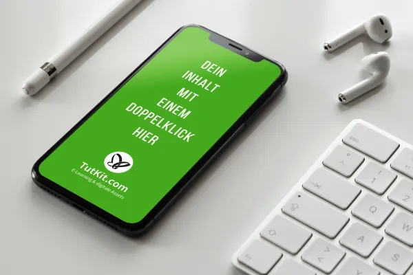 Mockup per smartphone, cellulare, iPhone X.
