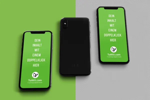 Mockup per smartphone, cellulare, iPhone X