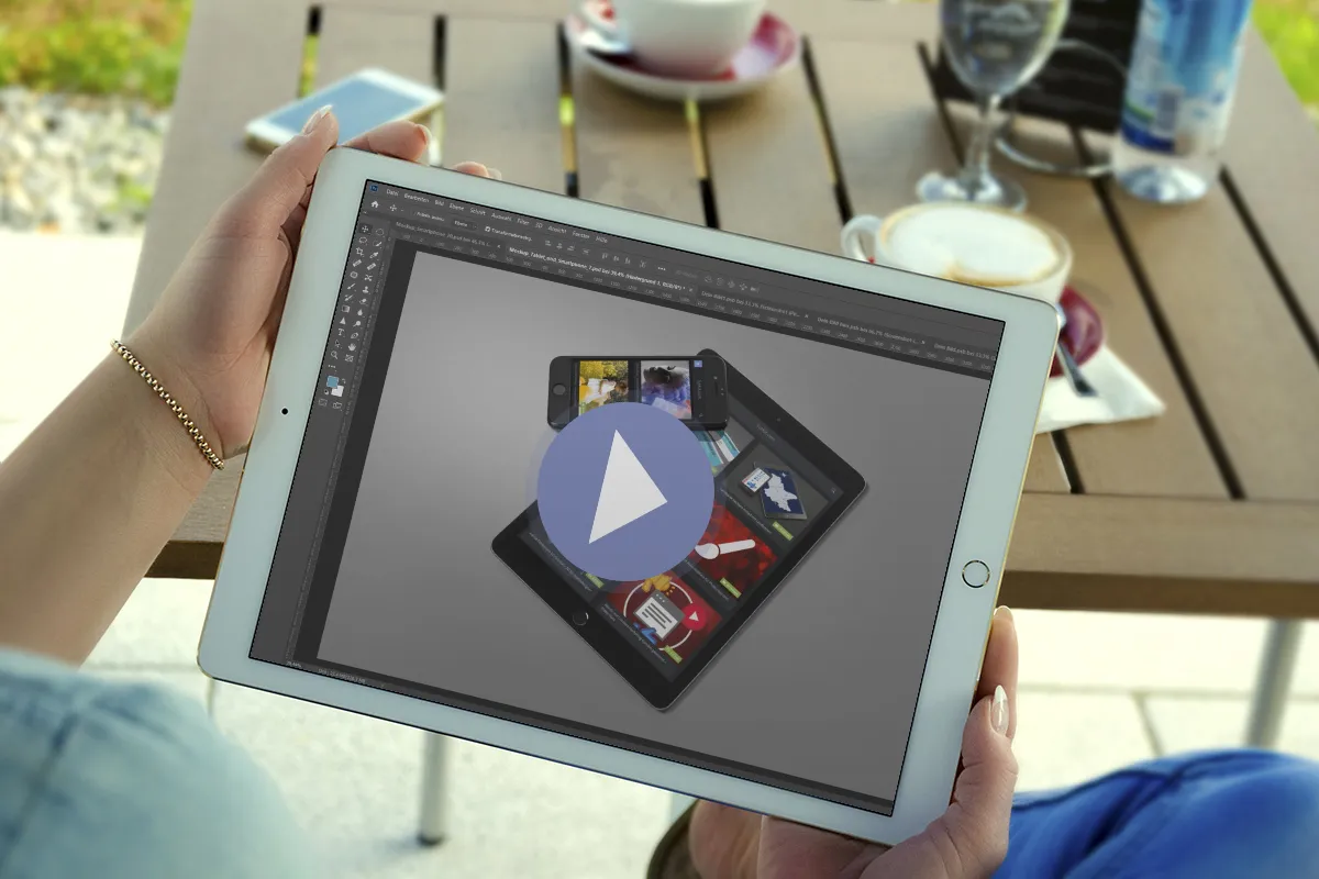Guida a Photoshop: Come utilizzare i mockup per smartphone.