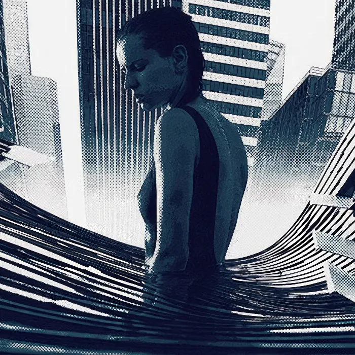 Urban image montage in Photoshop: Artwork "The big city"