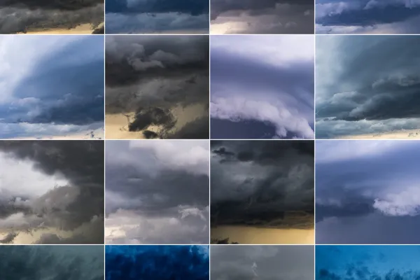 Wolken-Bilder zum Austauschen des Himmels in Fotos