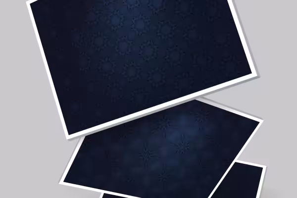 Fonds bleus foncés du package
