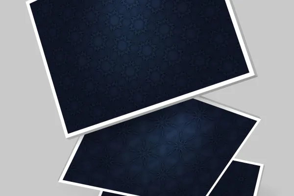 Dark blue backgrounds from the package