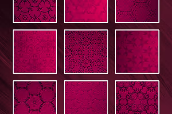 I pakken inkluderet: fornemt scrapbooking-papir i magenta til at printe.