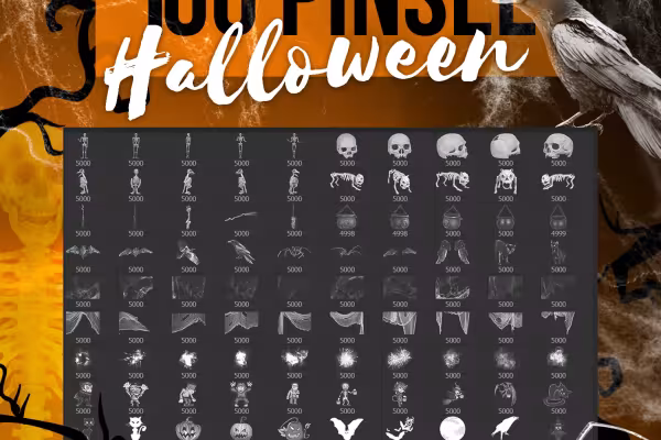 100 Photoshop brushes 