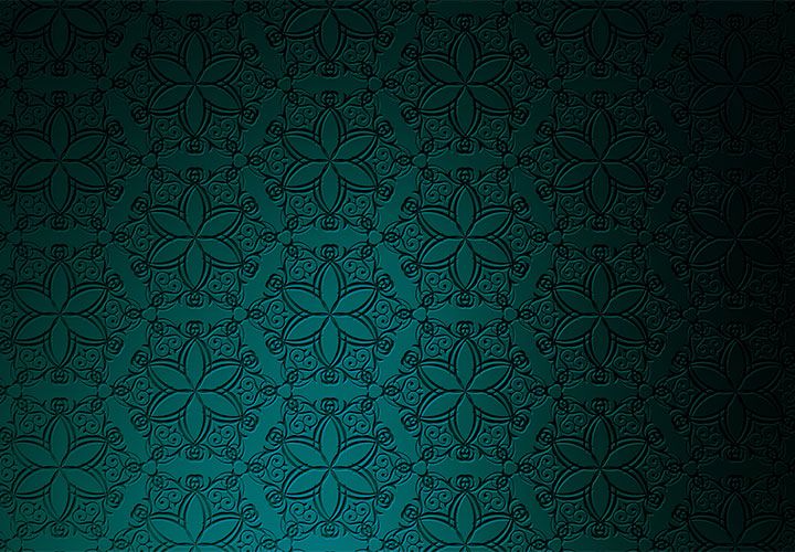 50 türkise Hintergrundbilder mit feinster Ornamentik