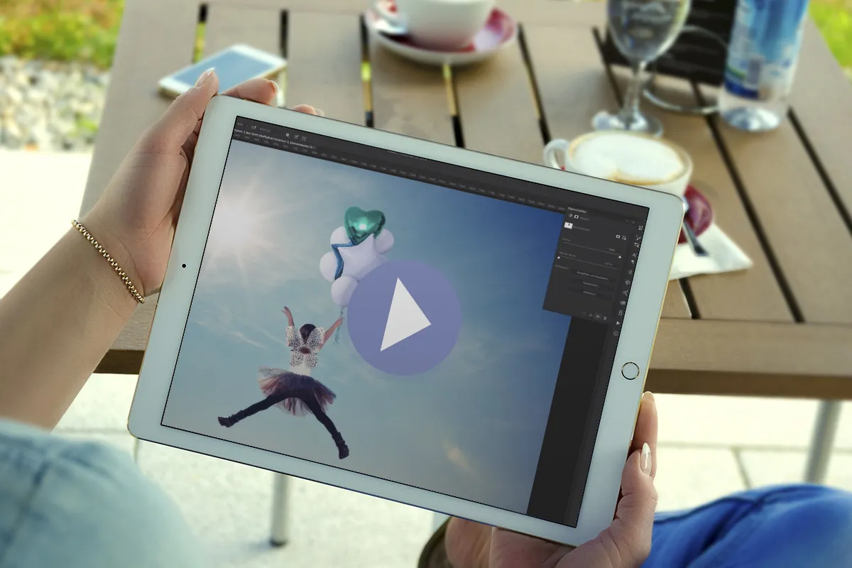 Photoshop instructions: How to use the balloon overlays