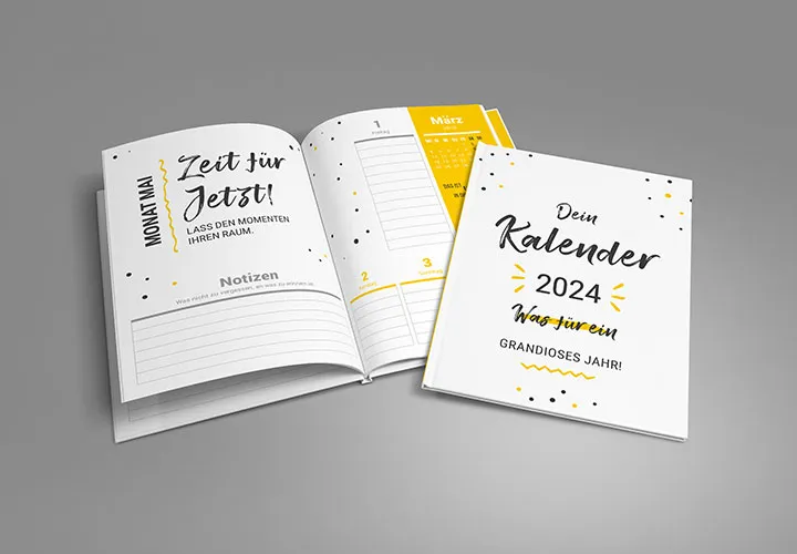 Kalender-Vorlagen 2024: Jahresplaner, Buchkalender und Co.