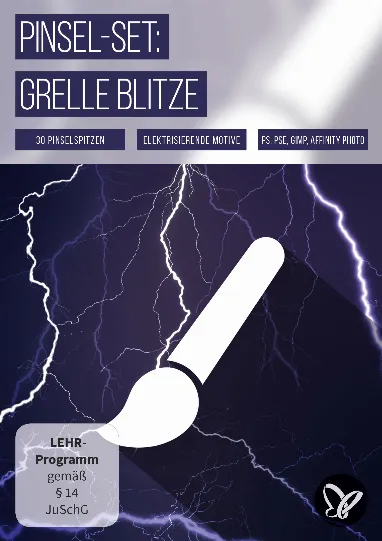 Elektrisierende Blitz-Bilder als Pinsel für Photoshop und Co