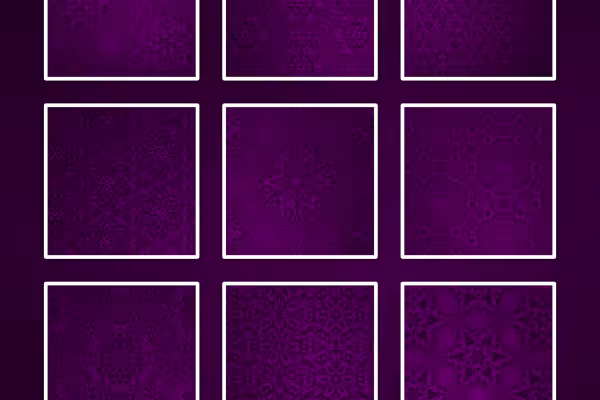 Papeles pintados de morado