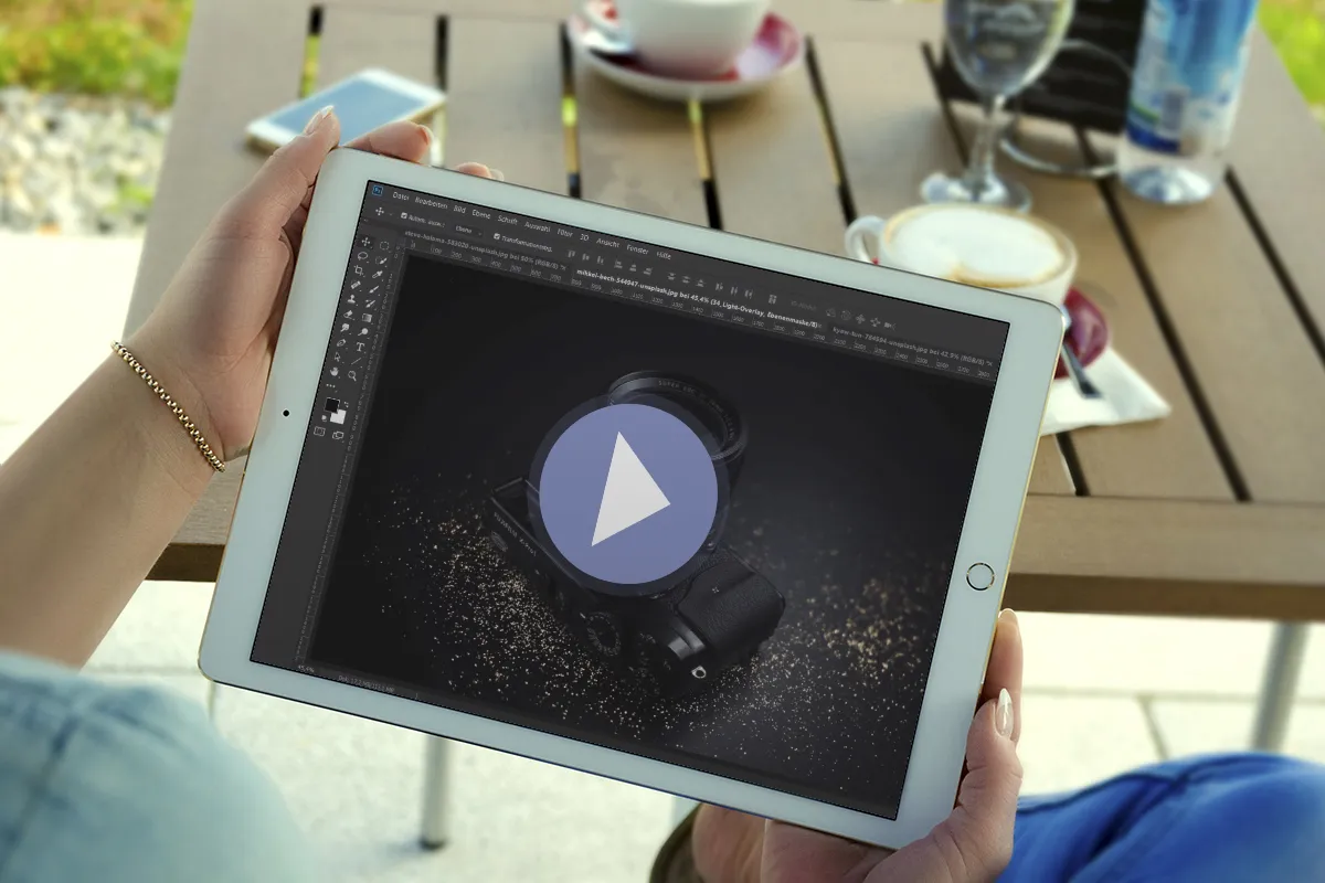 Video-Anleitung: Light-Overlays in Photoshop anwenden