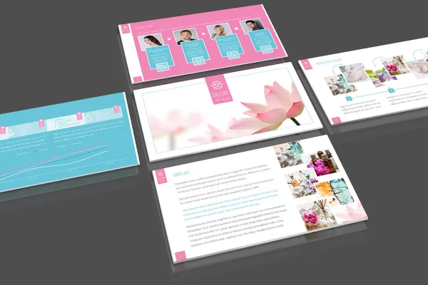 Layoutskabeloner til PowerPoint: Wellness