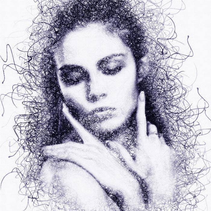 Acción de Photoshop "Sketch": aspecto de garabato para tus fotos
